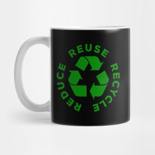 Reduce Reuse Recycle World Environment Day Gift Mug